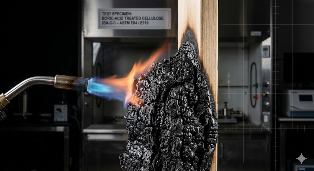 Can a pile of recycled paper actually stop a house fire
