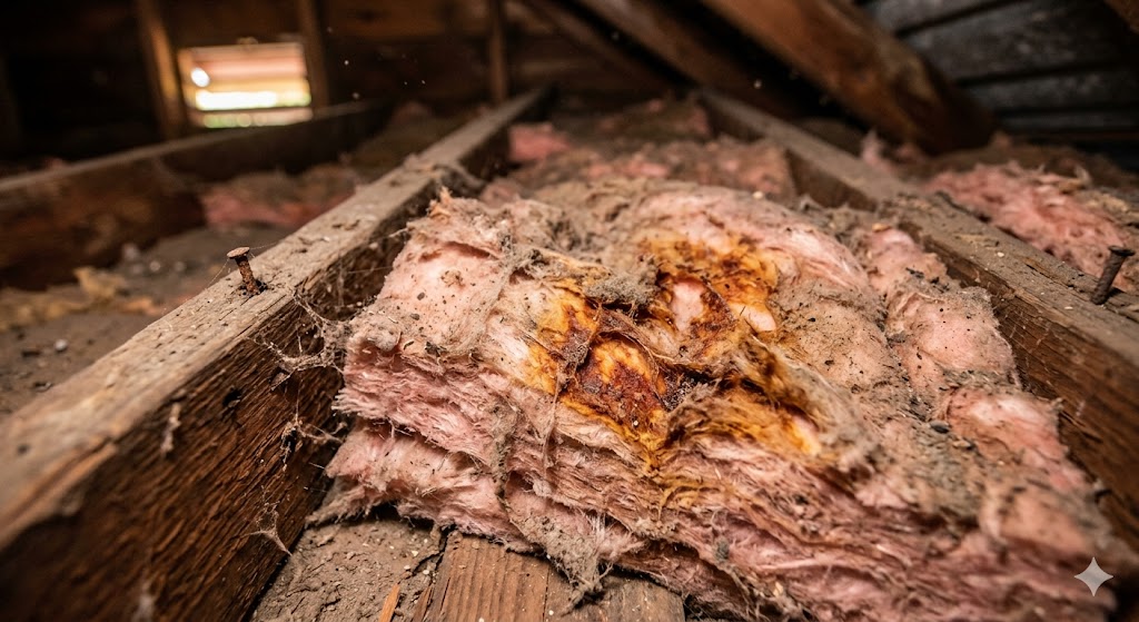 Why old insulation releases ammonia gas